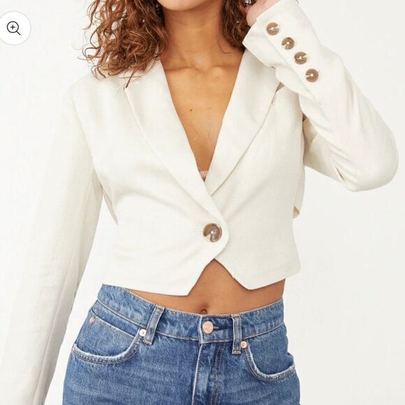 Free People Got Your Back Blazer - Picture 1 of 5